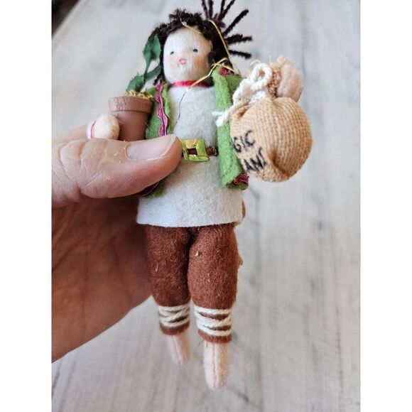 heart felt cannon Jack beanstalk ornament falls RARE Xmas unique tree - Picture 5 of 9